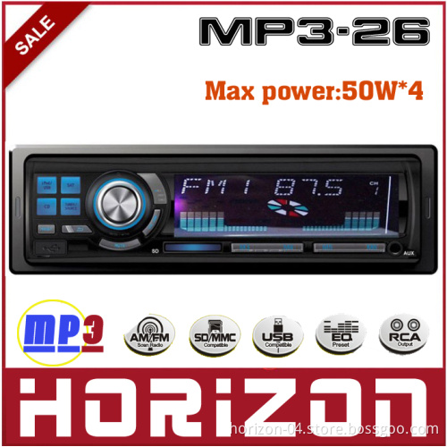 Car Audio MP3-26 Car Card Reader, USB&SD/MMC Card Support, Car MP3 Player